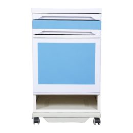 Bedside Cabinet on Casters with Open Compartment 1