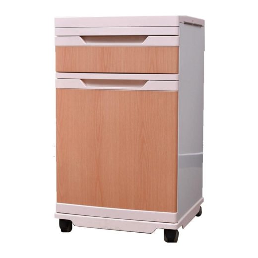 Bedside Cabinet on Casters, 810 mm High