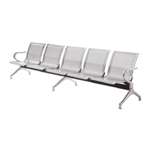 Metal Waiting Bench, 1750 mm Long
