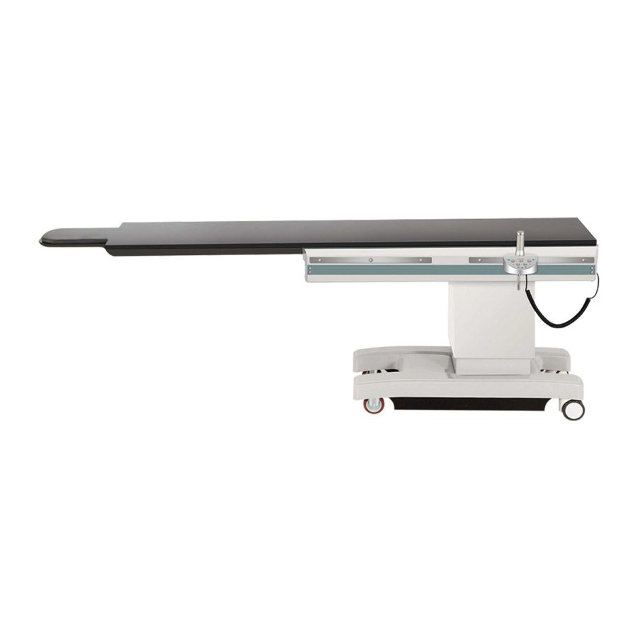 Electric Catheterization Table with Carbon Fiber Tabletop