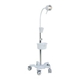 Mobile LED Examination Light with Flexible Neck and Storage Basket 1