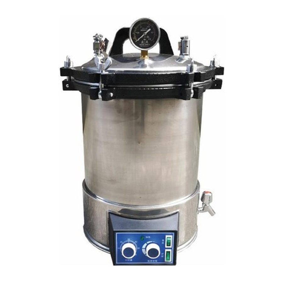 Vertical Stainless Steel Autoclave with Data Logging
