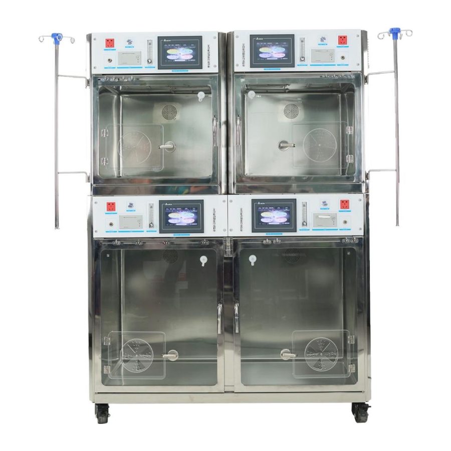 Animal Monitoring and Treatment Cage System, 4 Cages
