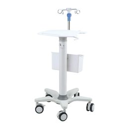 Compact Medical Equipment Trolley with Central Column 1