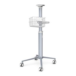 Height-Adjustable Column Nursing Trolley 1