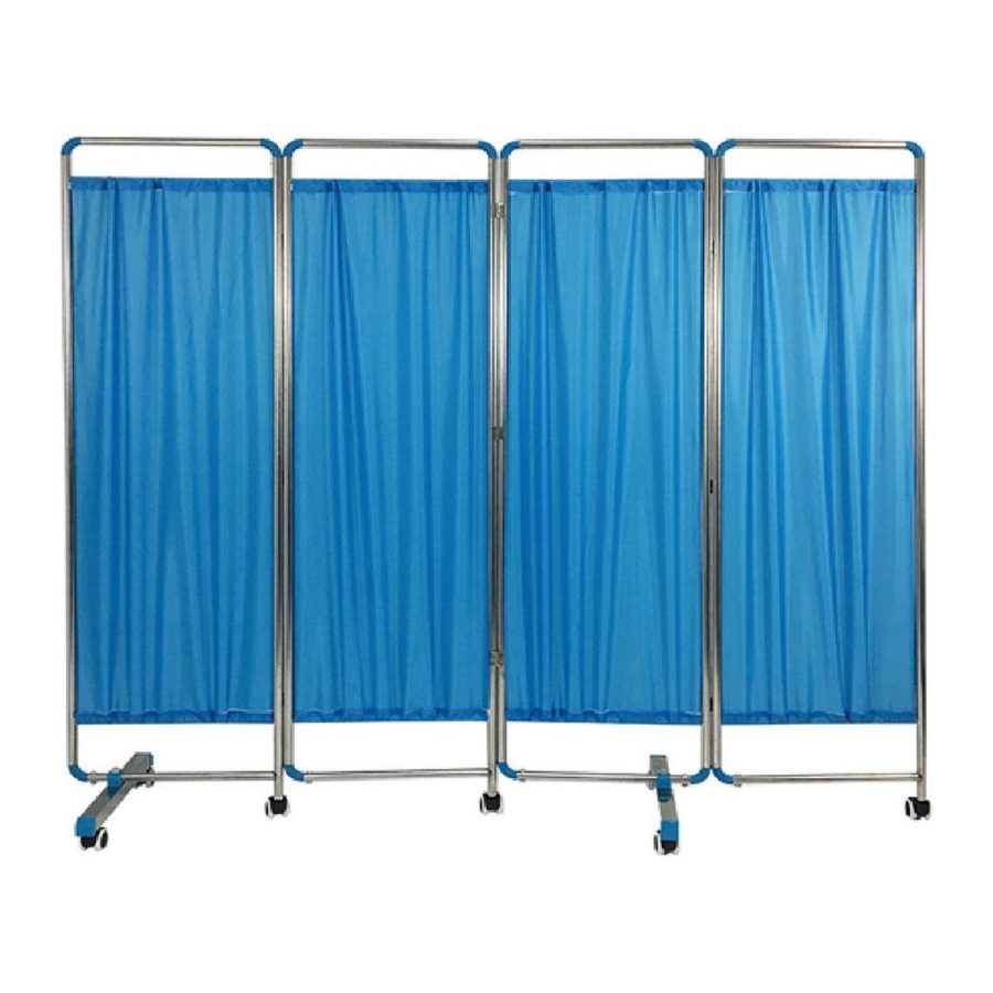 Folding Stainless Steel Privacy Screen