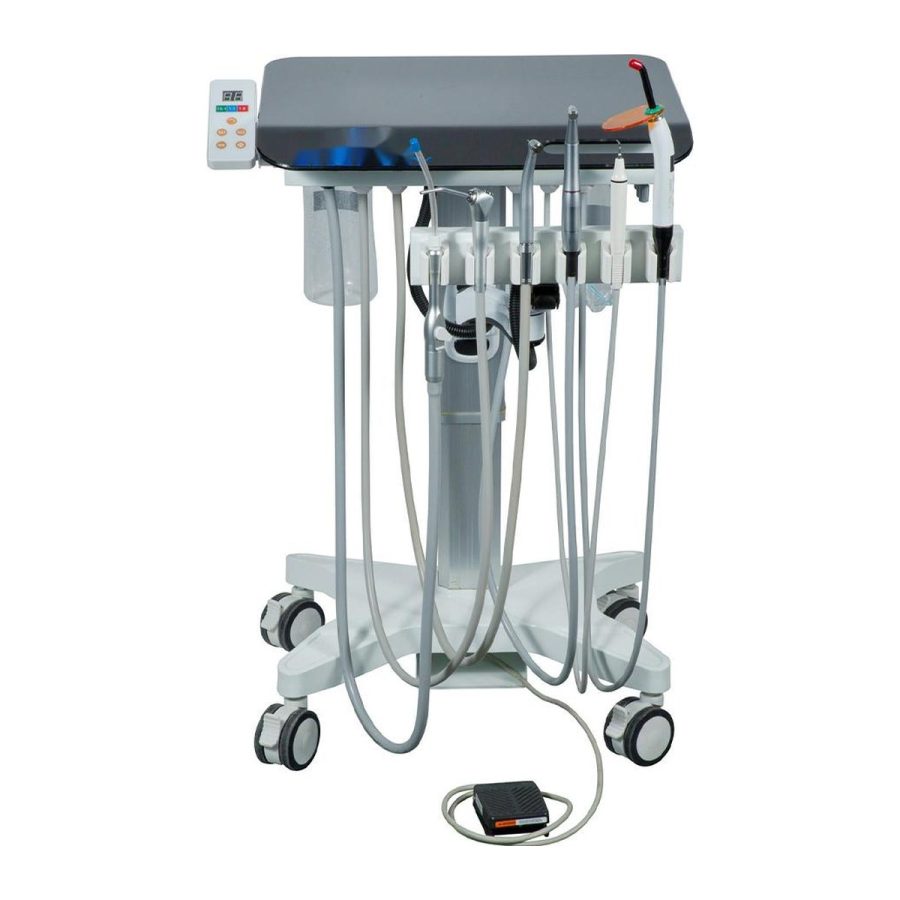 Portable Dental Unit with Strong Suction, No Compressor