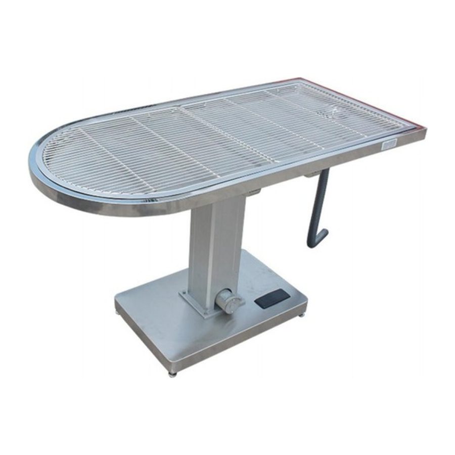 Multi-Purpose Treatment Table with Electric Lift and Grate Top