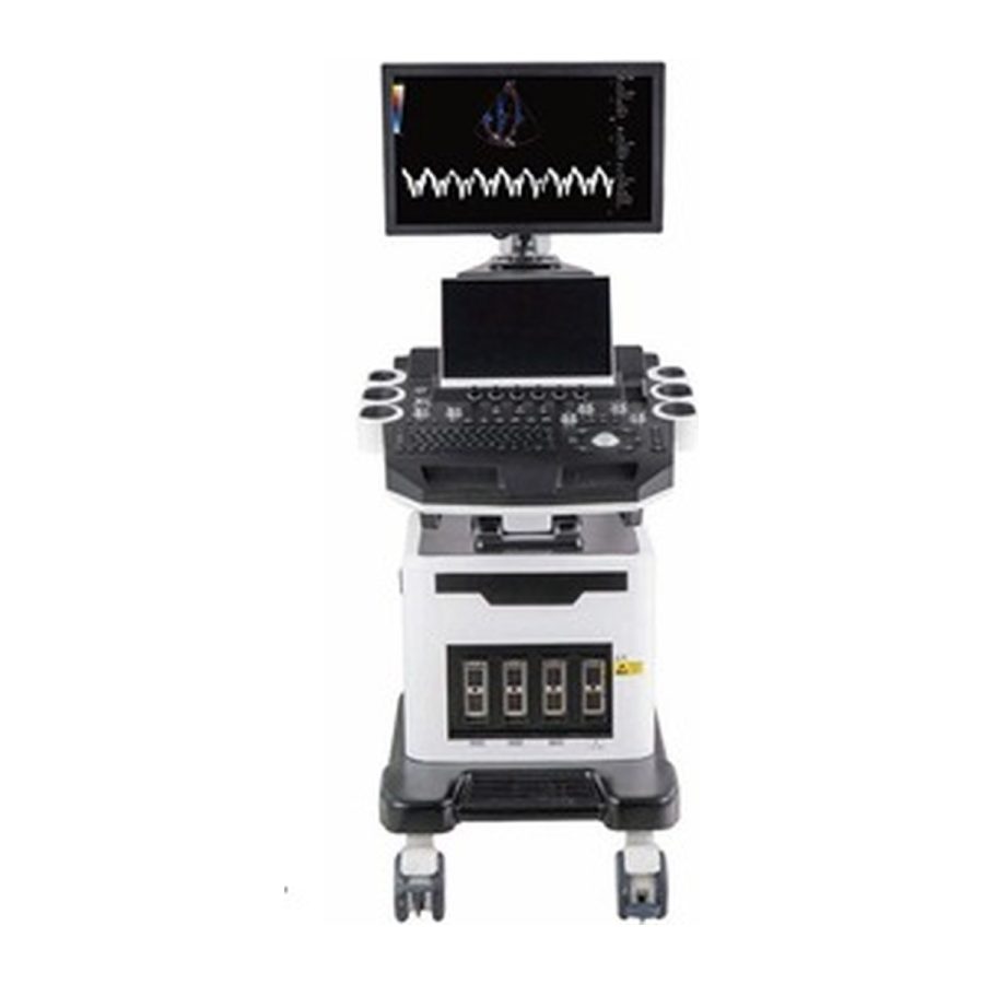 Veterinary Color Doppler Ultrasound System on Trolley