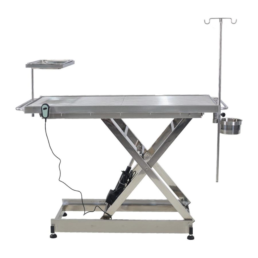 Stainless Steel Surgical Table with Removable Grid