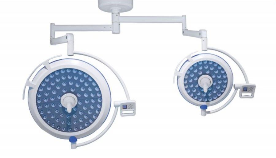 מנורת ניתוח LED דו-ראשית