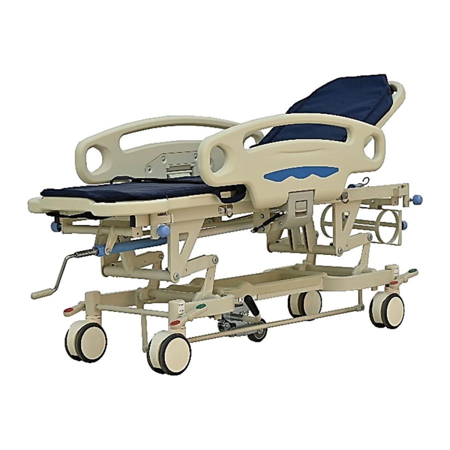 Rescue and Transfer Trolley with Transfer Mattress