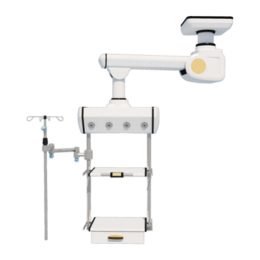 Electric Single-Arm Ceiling Pendant with Gas Box and Shelves 1