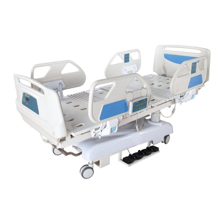 Electric ICU Bed with Lateral Tilt, 8 Functions