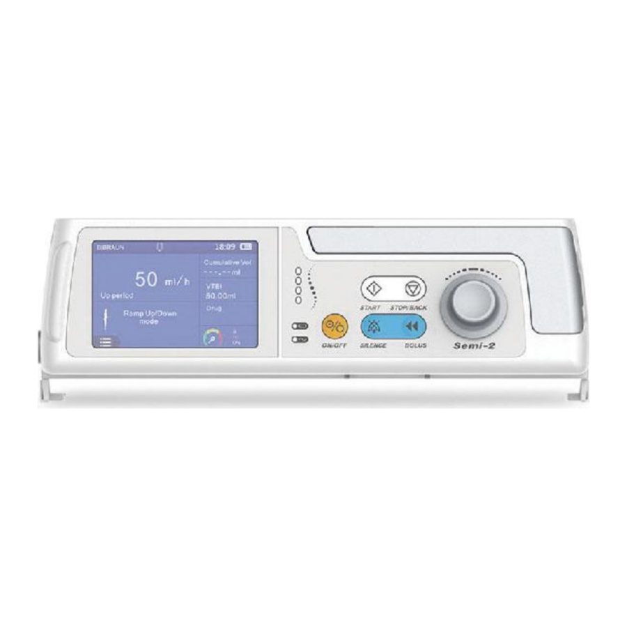 Infusion Pump with Large LCD Screen