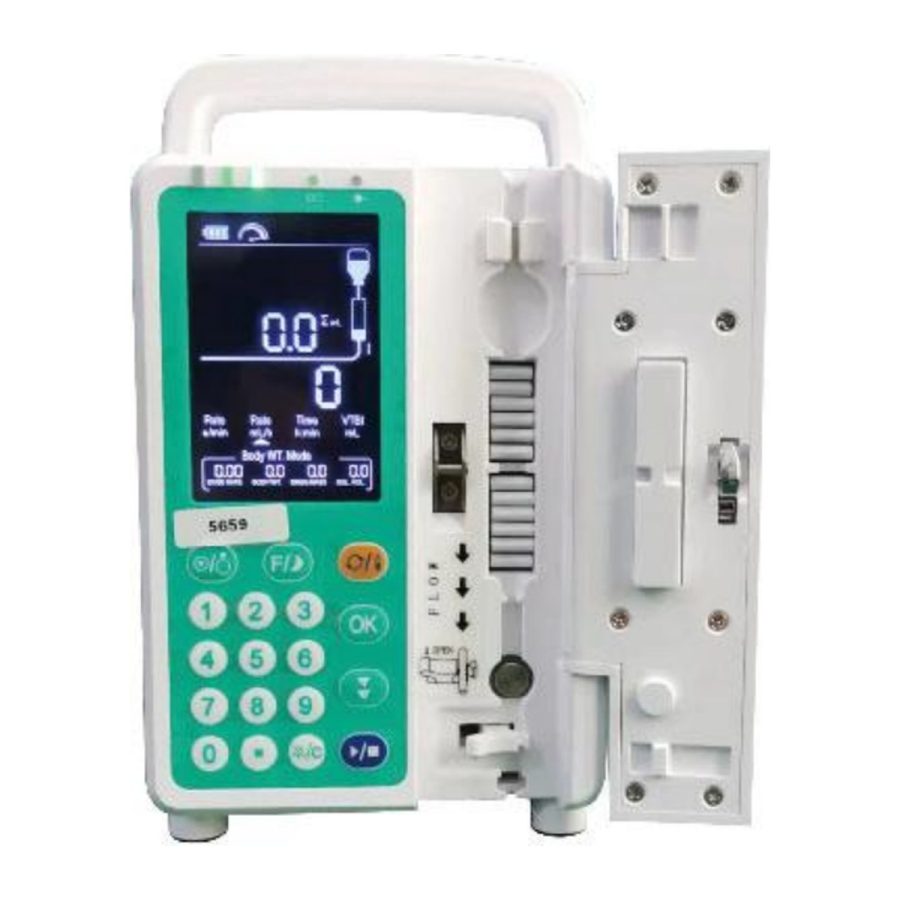 Peristaltic Infusion Pump with 3.5 inch Display