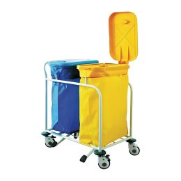 Nursing Linen Cart with Two Bags 1