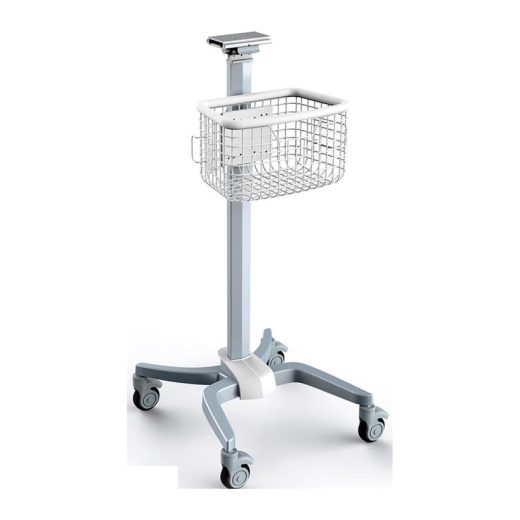 Mobile Stand for Medical Equipment with Basket