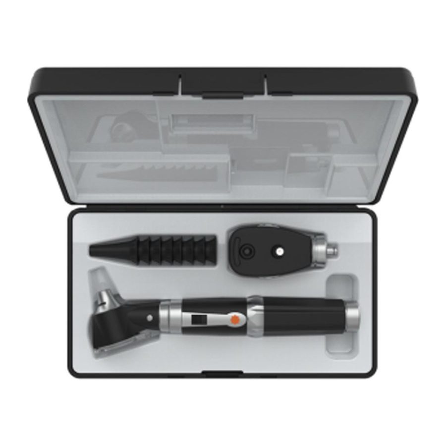 Veterinary Ophthalmoscope and Otoscope Set with One Handle